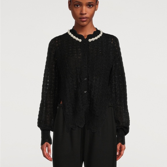 Simone Rocha Scallop Edge Cardigan - Picture 3 of 15